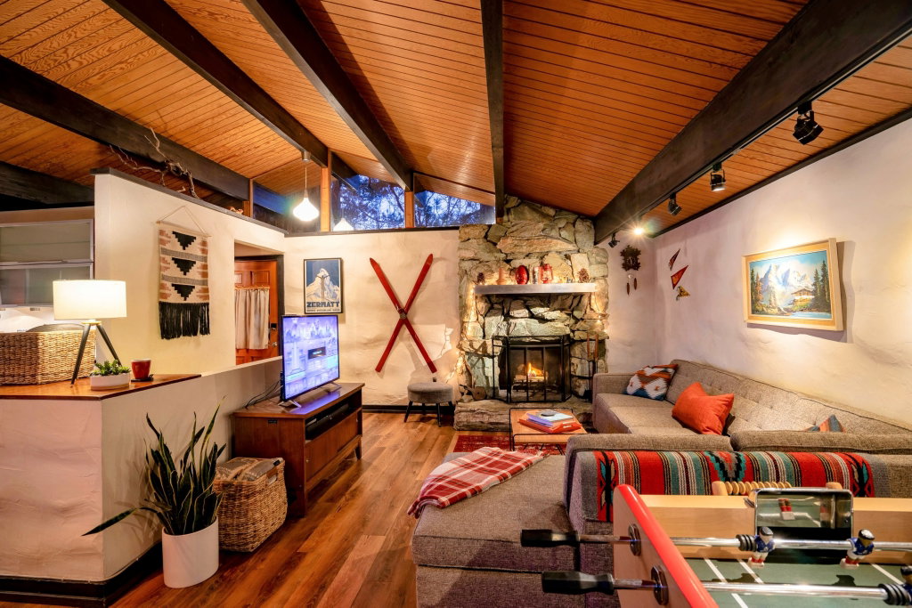 Large sectional sofa for your cozy fireside gathering